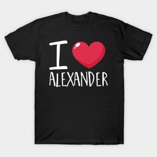 I Love Alexander T-Shirt